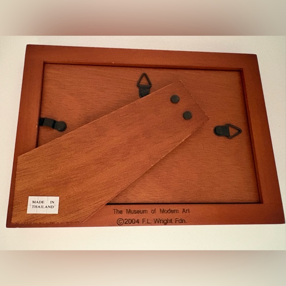 Frank Lloyd Wright Geometric Frame 2007 Museum of Modern Art 5”x 7”Matted 4”x 6” - Picture 5 of 5